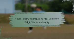 Youri Tielemans: Dopad na hru, Dědictví v Belgii, Vliv na vrstevníky